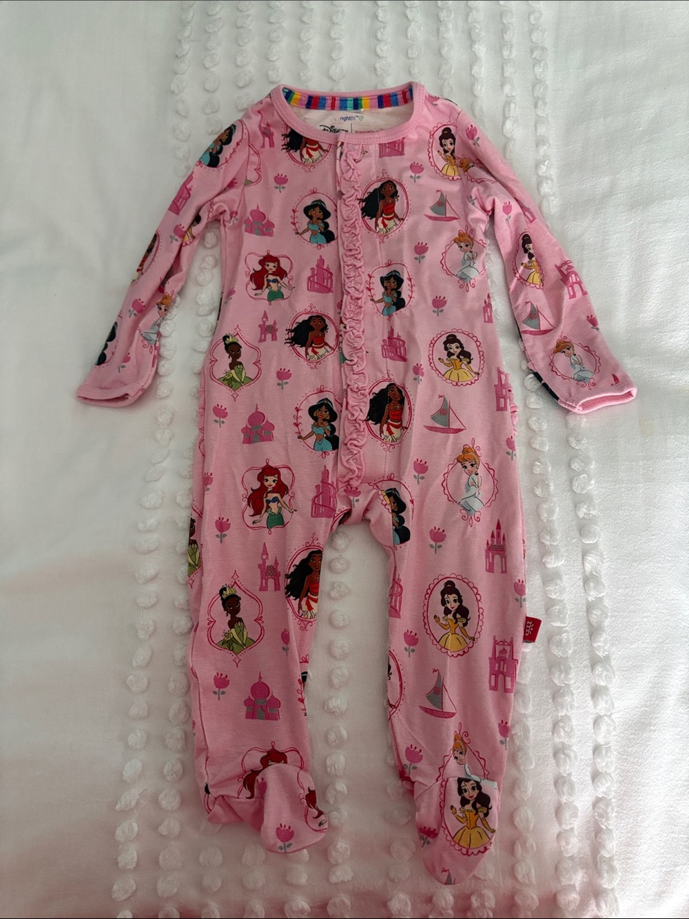 Magnetic Me Disney Princess Footie with Ruffle Size 3-6 M - Picture 3 of 7